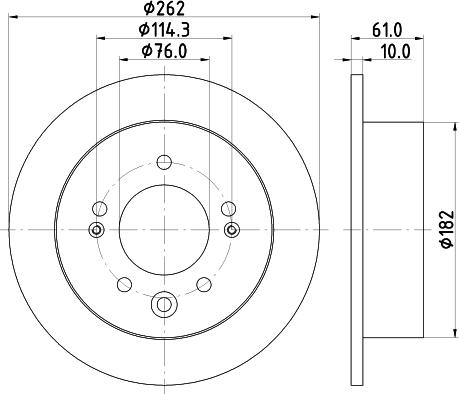 Pagid 55408 - Тормозной диск autospares.lv