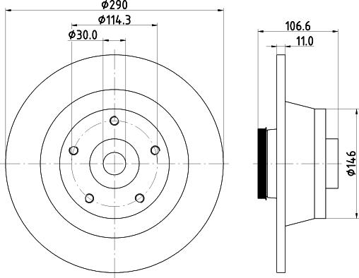 Pagid 55696 - Тормозной диск autospares.lv