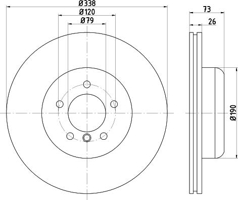 Pagid 65149 - Тормозной диск autospares.lv