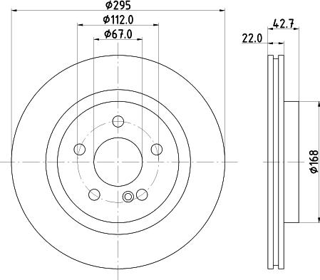 Pagid 55869 - Тормозной диск autospares.lv
