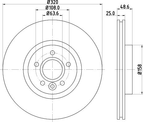 Pagid 55821 - Тормозной диск autospares.lv
