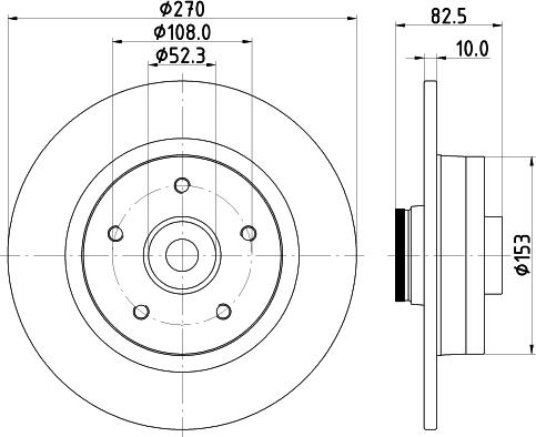 Pagid 55372 - Тормозной диск autospares.lv