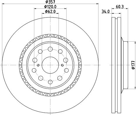 Pagid 55243 - Тормозной диск autospares.lv