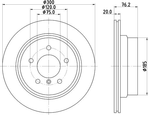 Pagid 55271 - Тормозной диск autospares.lv