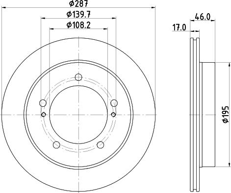 Pagid 56141 - Тормозной диск autospares.lv