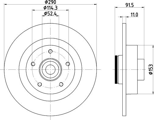 Pagid 56165 - Тормозной диск autospares.lv