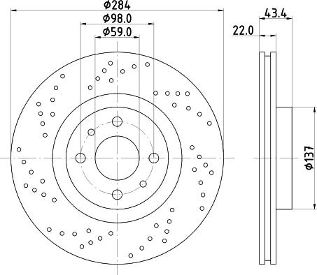 Pagid 56161 - Тормозной диск autospares.lv