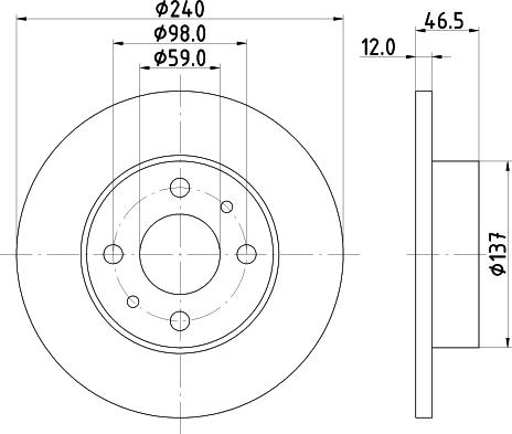 Pagid 50908 - Тормозной диск autospares.lv