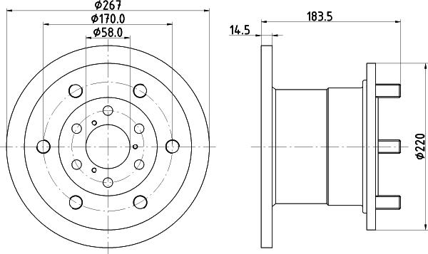 Pagid 50919 - Тормозной диск autospares.lv