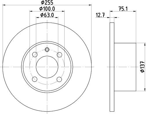 Pagid 50404 - Тормозной диск autospares.lv
