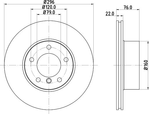 Pagid 50439 - Тормозной диск autospares.lv