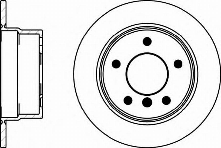 Pagid 50433PRO - Тормозной диск autospares.lv