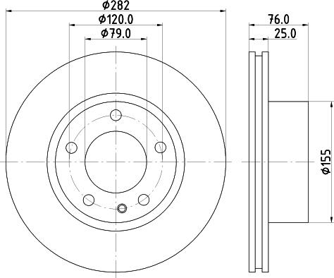 Pagid 50428 - Тормозной диск autospares.lv