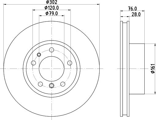 Pagid 50423 - Тормозной диск autospares.lv