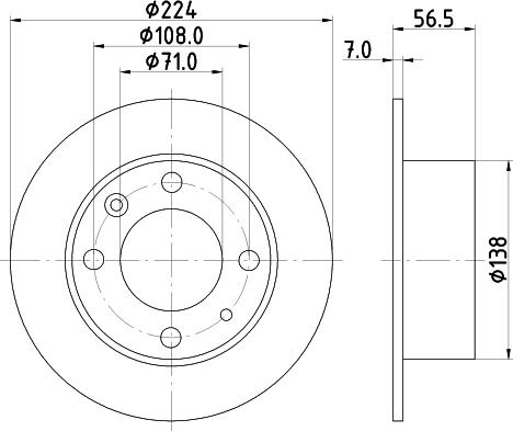Pagid 50604 - Тормозной диск autospares.lv