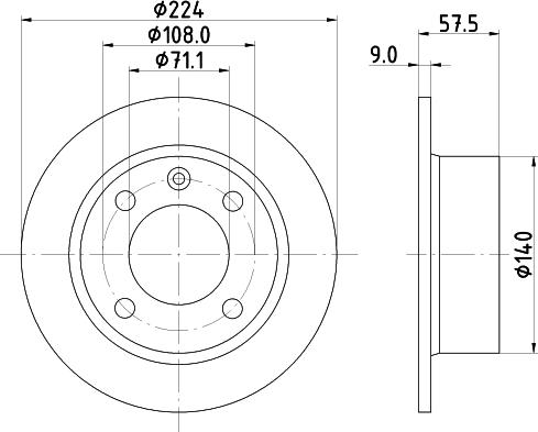 Pagid 50614 - Тормозной диск autospares.lv