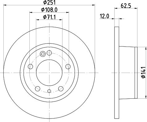 Pagid 50613 - Тормозной диск autospares.lv