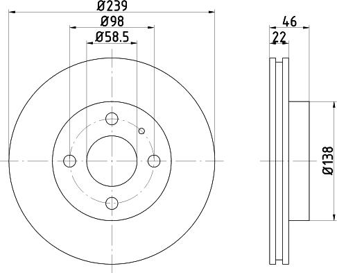 Pagid 50119 - Тормозной диск autospares.lv