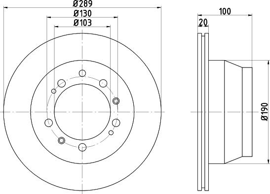 Pagid 50399 - Тормозной диск autospares.lv