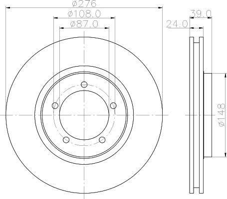 Pagid 50355 - Тормозной диск autospares.lv