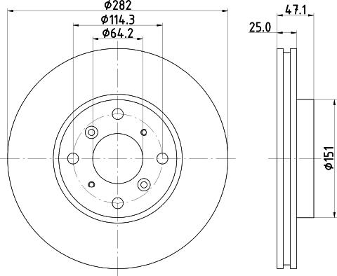 Pagid 50350 - Тормозной диск autospares.lv