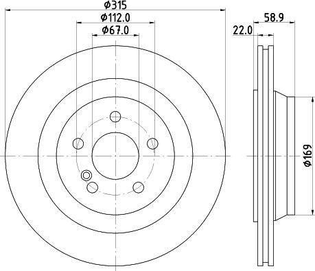 Pagid 50339 - Тормозной диск autospares.lv