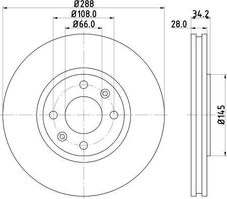 Pagid 50327 - Тормозной диск autospares.lv