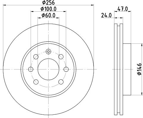 Pagid 50291 - Тормозной диск autospares.lv