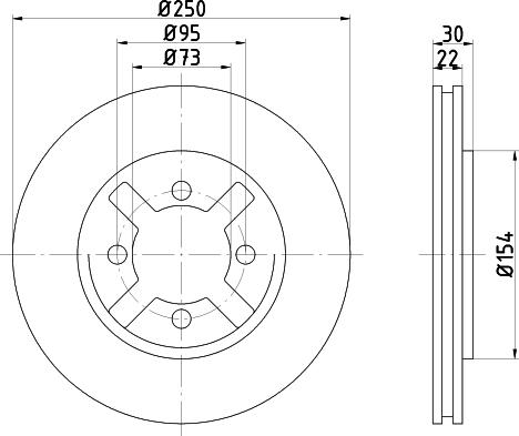 Pagid 50247 - Тормозной диск autospares.lv