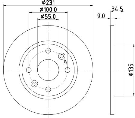 Pagid 50254 - Тормозной диск autospares.lv