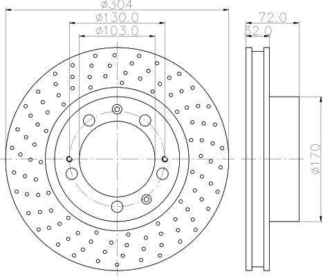 Pagid 50208 - Тормозной диск autospares.lv