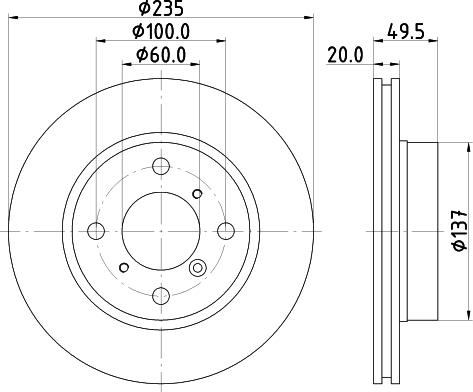 Pagid 50239 - Тормозной диск autospares.lv