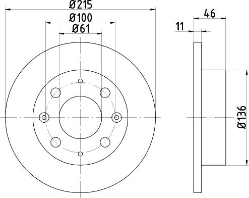 Pagid 51103 - Тормозной диск autospares.lv