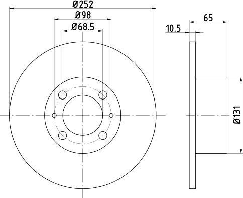 Pagid 51701 - Тормозной диск autospares.lv