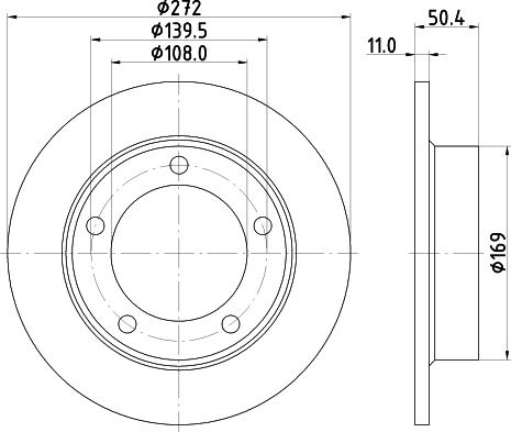 Pagid 51702 - Тормозной диск autospares.lv