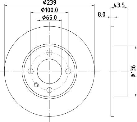 Pagid 53904 - Тормозной диск autospares.lv