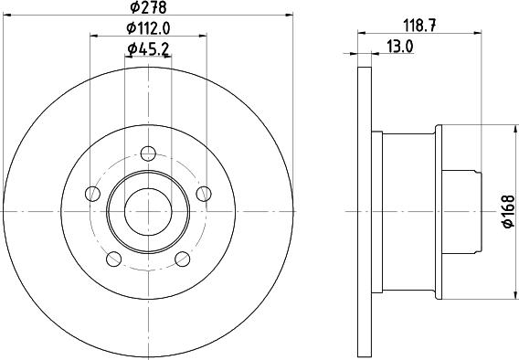 Pagid 53905 - Тормозной диск autospares.lv