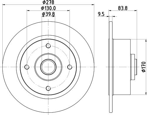 Pagid 53902 - Тормозной диск autospares.lv
