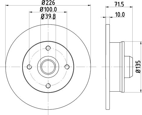 Pagid 53911 - Тормозной диск autospares.lv