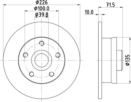 Pagid 53912 - Тормозной диск autospares.lv