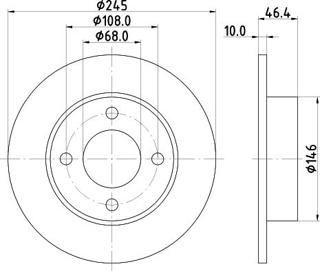 Pagid 53928 - Тормозной диск autospares.lv