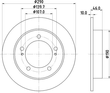 Pagid 53401 - Тормозной диск autospares.lv