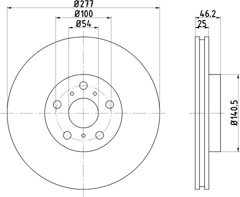 Pagid 53650 - Тормозной диск autospares.lv