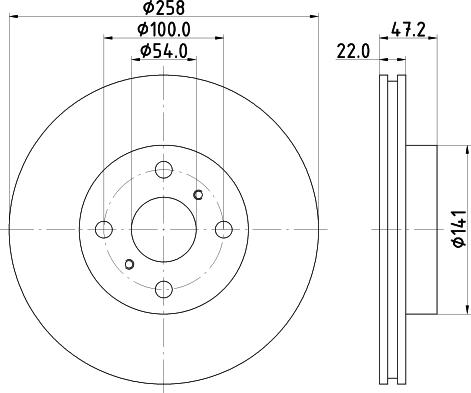 Pagid 53652 - Тормозной диск autospares.lv