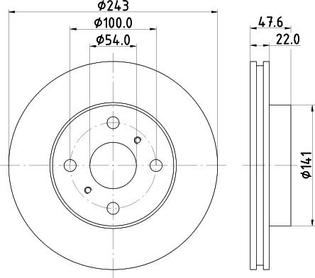 Pagid 53618 - Тормозной диск autospares.lv