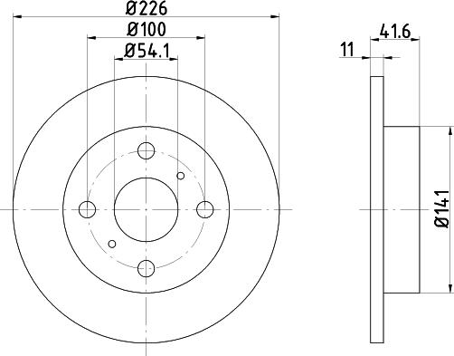 Pagid 53612 - Тормозной диск autospares.lv
