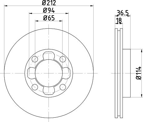 Pagid 53306 - Тормозной диск autospares.lv