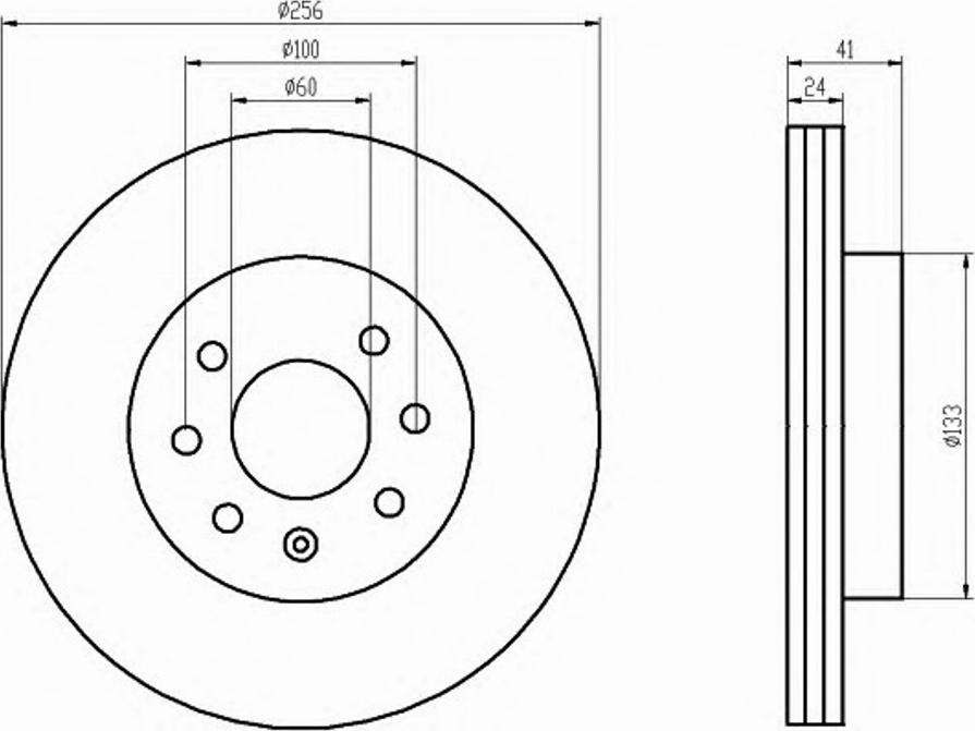 Pagid 52430PRO - Тормозной диск autospares.lv