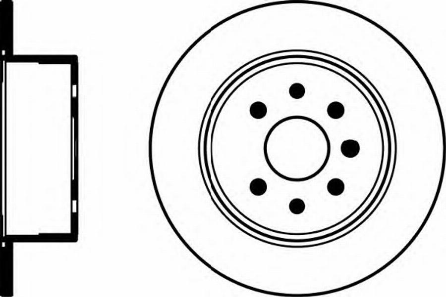 Pagid 52427PRO - Тормозной диск autospares.lv