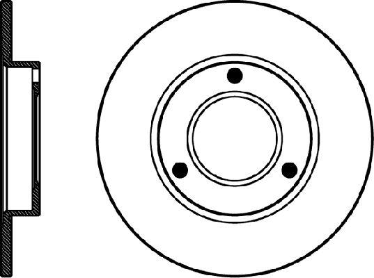 Pagid 52507 - Тормозной диск autospares.lv